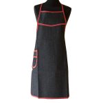 shop-grembiule nero scritta rossa