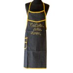 shop-grembiule nero scritta rossa