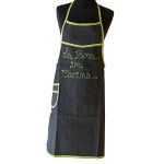 shop-grembiule nero scritta rossa