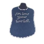 Bavaglio-uomo-jeans-blu-scozzese-grande-ricamato